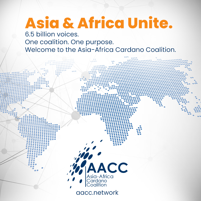AsiaAfrica_AACC's tweet photo. #Cardano was built with a promise. To bank the unbanked, to serve the underserved.
That promise lives on in the Asia-Africa Cardano Coalition: A bridge for voices, a space for wisdom, a home for belonging.
Follow the journey, one voice at a time.
🔗https://t.co/Ho2pBFrcAP https://t.co/m3RG608TvX