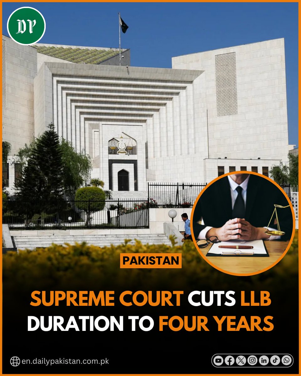 endailypakistan's tweet image. Read for more details: en.dailypakistan.com.pk/25-Jun-2025/su…
#pakistan #dailypakistan #LLB #law #newsupdate #education