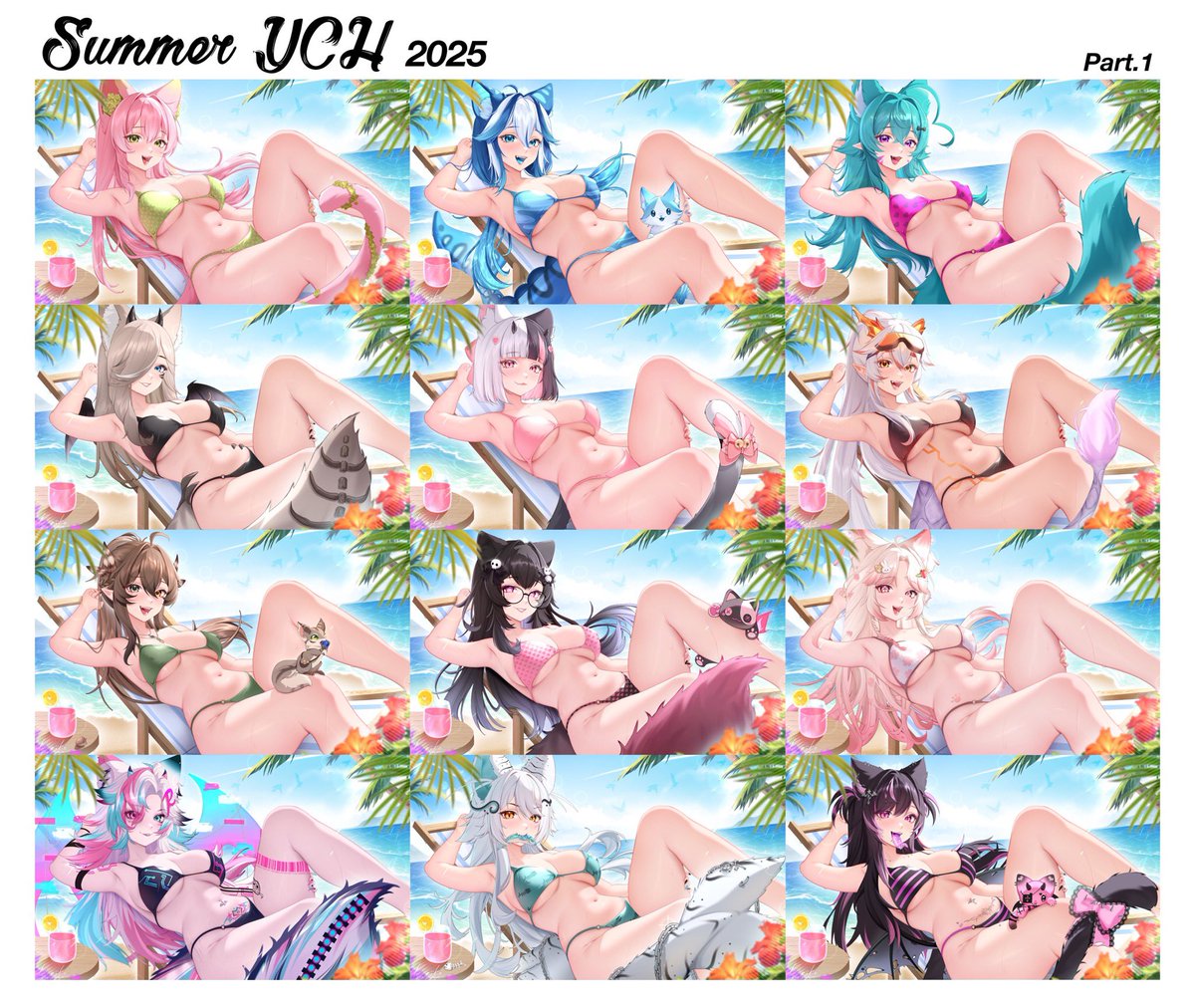 So far ~
Thank you so much for all the support !!♥️🖤♥️

#YCHCommission #VGenComm