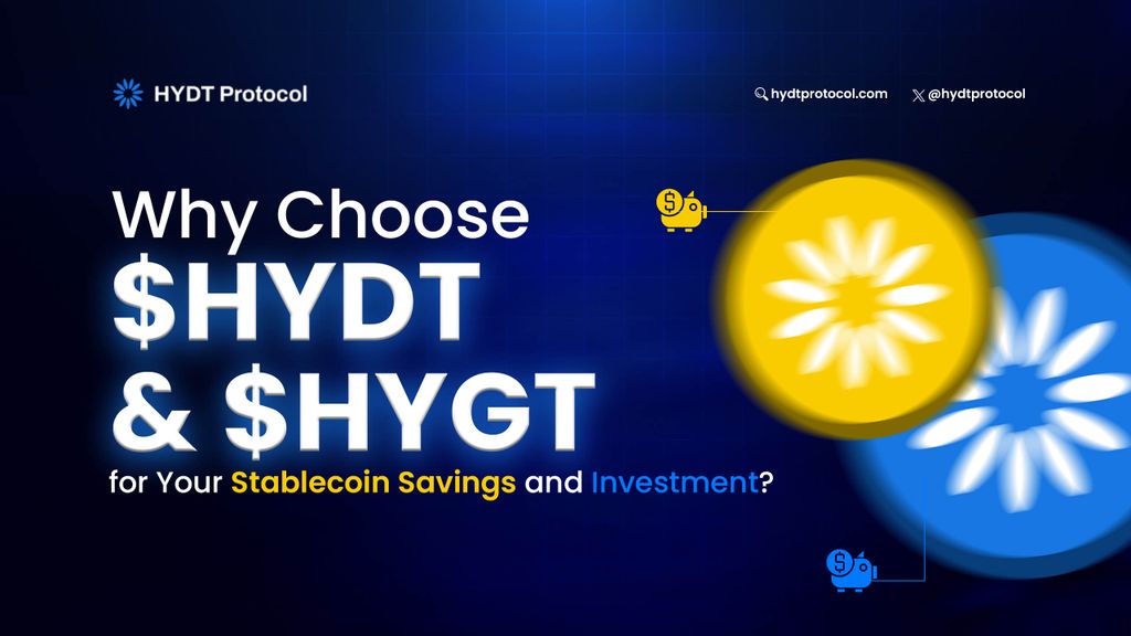 de_Hunter01's tweet photo. @CryptoKaduna You'd never be worried about your portfolio if you have a significant portion of your investment in $HYDT. $HYDT is a stablecoin that gives you a solid 30% APY on staking, plus extra rewards from governance token farming—all powered by @HydtProtocol! https://t.co/s1L3NsF7lO