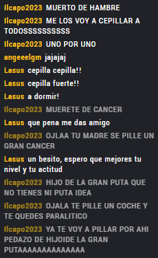 Lasus95's tweet photo. @Winamax_Espana tenéis a este personaje por torneos hablando así por chat, no se si se puede hacer algo al respecto https://t.co/H7Fr3x4nem
