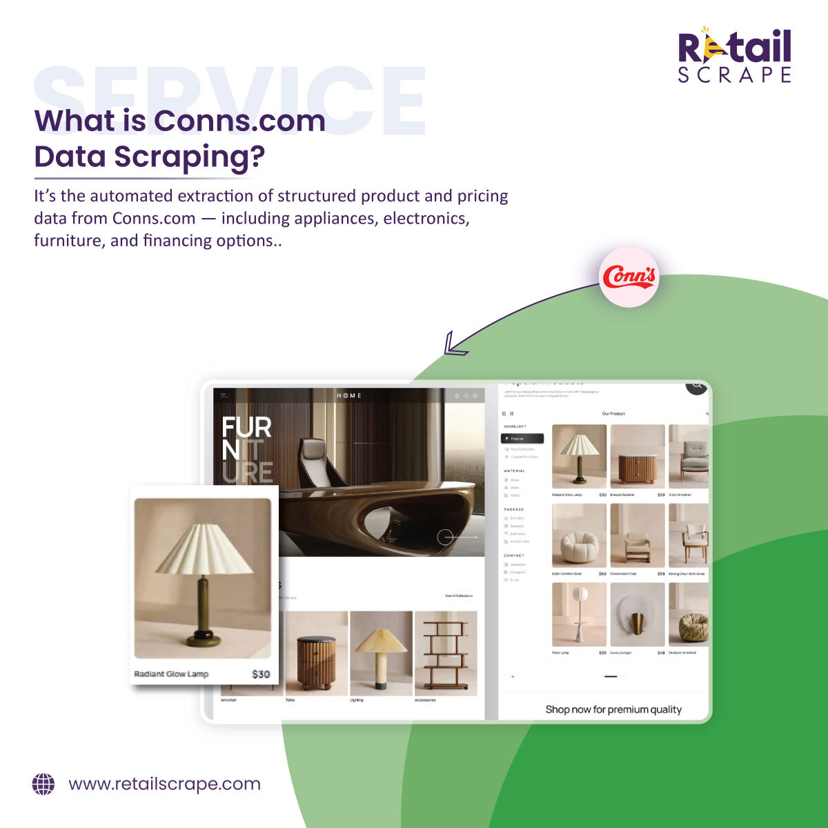 RetailScrap's tweet image. #ConnscomProductDataScraping to #extracteCommercedata, including #prices, #reviews, #ASINs, and more. Get #realtimeinsights for #marketresearch.
retailscrape.com/conns-com-data…
#PriceMonitoring #MarketIntelligence #CompetitorAnalysis #InventoryOptimization