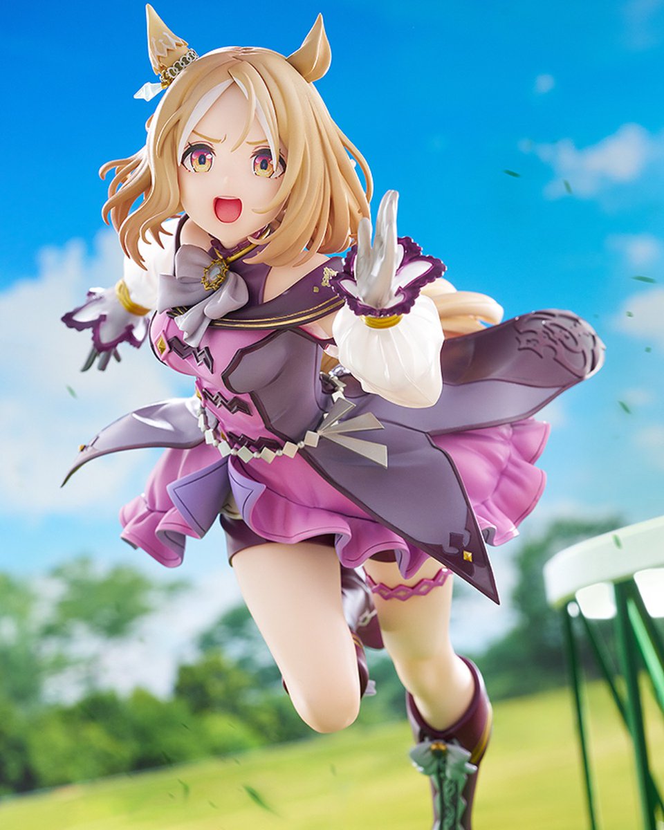 “Hello, I’m Narita Top Road! I will do my best to live up to the expectations of all of the ones who support me!”

From the game "Umamusume: Pretty Derby" comes a 1/7 scale figure of Narita Top Road!

Don’t miss your chance to add this earnest, determined “honor student”