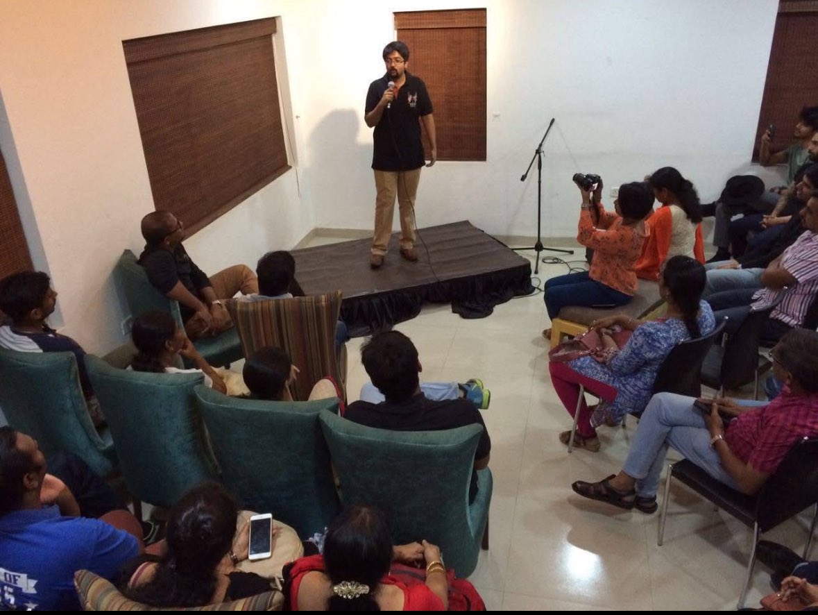 9 years ago, my first spot at a paid show!