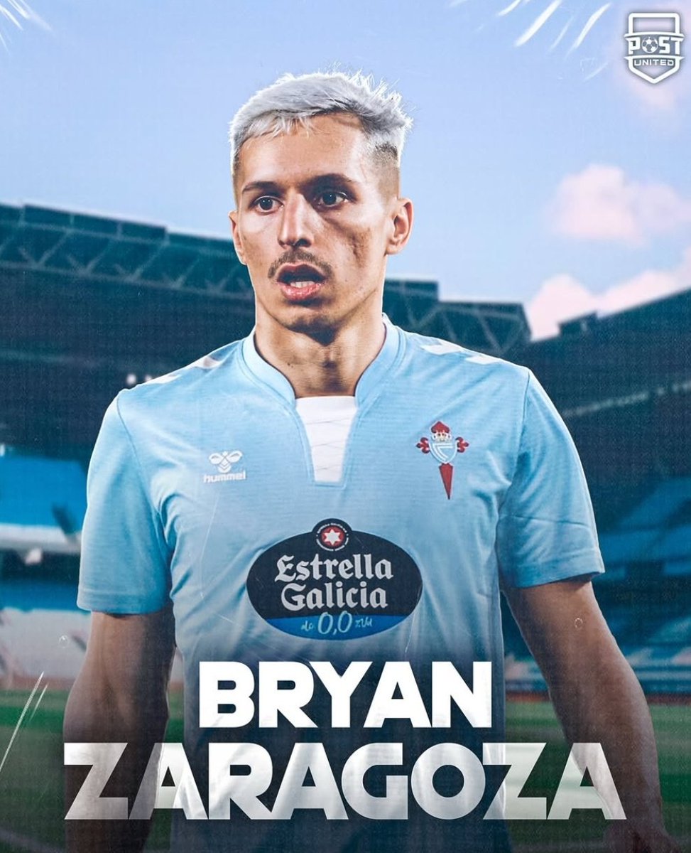 Javi (@javicrb0) on Twitter photo BRYAN ZARAGOZA 🇪🇸
Acuerdo Total ✅ entre el #BayernMunich 🔴 y #CeltadeVigo 🔵, para la CESIÓN de Bryan Zaragoza ❕
Sellada la operación con una Opción de Compra de 7,5 Millones 💵❗
Clave la voluntad del jugador x continuar su carrera en el Celta de Vigo 🔒❕
📸 <a href="/postunited/">Post United</a> BRYAN ZARAGOZA 🇪🇸
Acuerdo Total ✅ entre el #BayernMunich 🔴 y #CeltadeVigo 🔵, para la CESIÓN de Bryan Zaragoza ❕
Sellada la operación con una Opción de Compra de 7,5 Millones 💵❗
Clave la voluntad del jugador x continuar su carrera en el Celta de Vigo 🔒❕
📸 <a href="/postunited/">Post United</a>