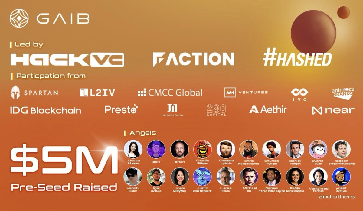 GAIB 경쟁WL 4자리 얻어왔어요
예치 못하신 분들 빠르게 신청 가쥬아

곧 <a href="/gaib_ai/">GAIB 🟠 | RWAiFi</a>에서 NFT 민팅 들어가는데
원래 화리 받으려면 $6,500  / $1,500 예치 필요했어요
저는 예치 했지만 못한분들을 위해서 WL 받아옴!

NFT는 무료 민트고 총 발행량 3,000개.
홀더 대상으로는 토큰 에어드랍 예정도