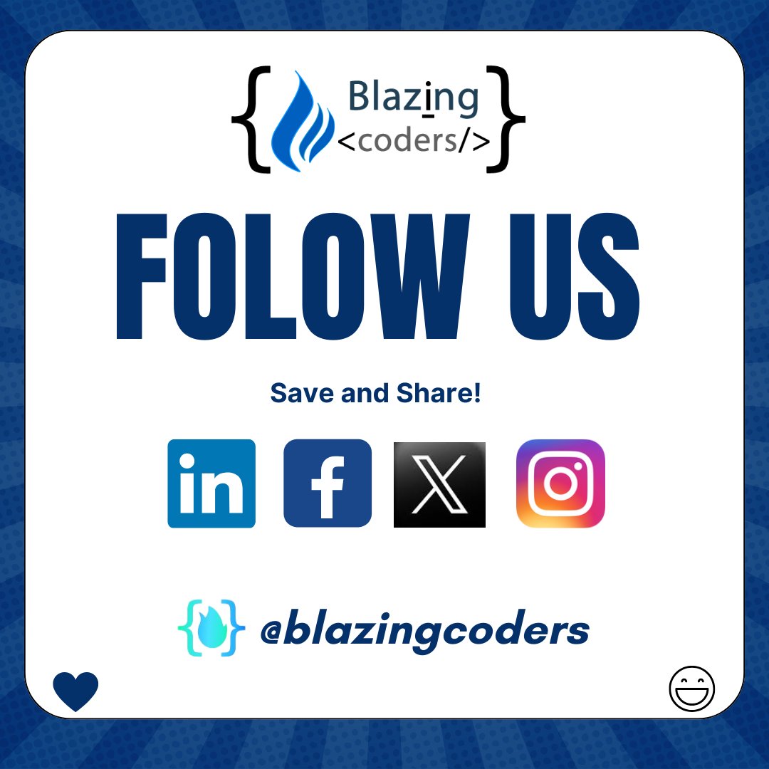 blazingcoders1's tweet image. Tag your #coder buddies!
🔵 Follow for weekly dev fun @blazingcoders
🔵 Visit - blazingcoders.com
🔵 Contact - info@blazingcoders.com
#blazingcoders #developerlife #programminghumor #memesoftheweek #techlife #softwareengineer #codingcommunity #laughwhileyoucode