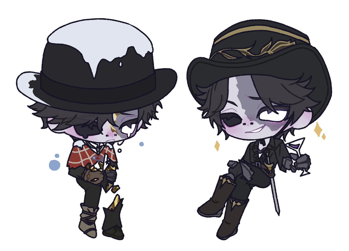 #第五人格 #IdentityV #第五人格イラスト
사금꾼⛏️ &amp; 검은튤립(감사원)🌷