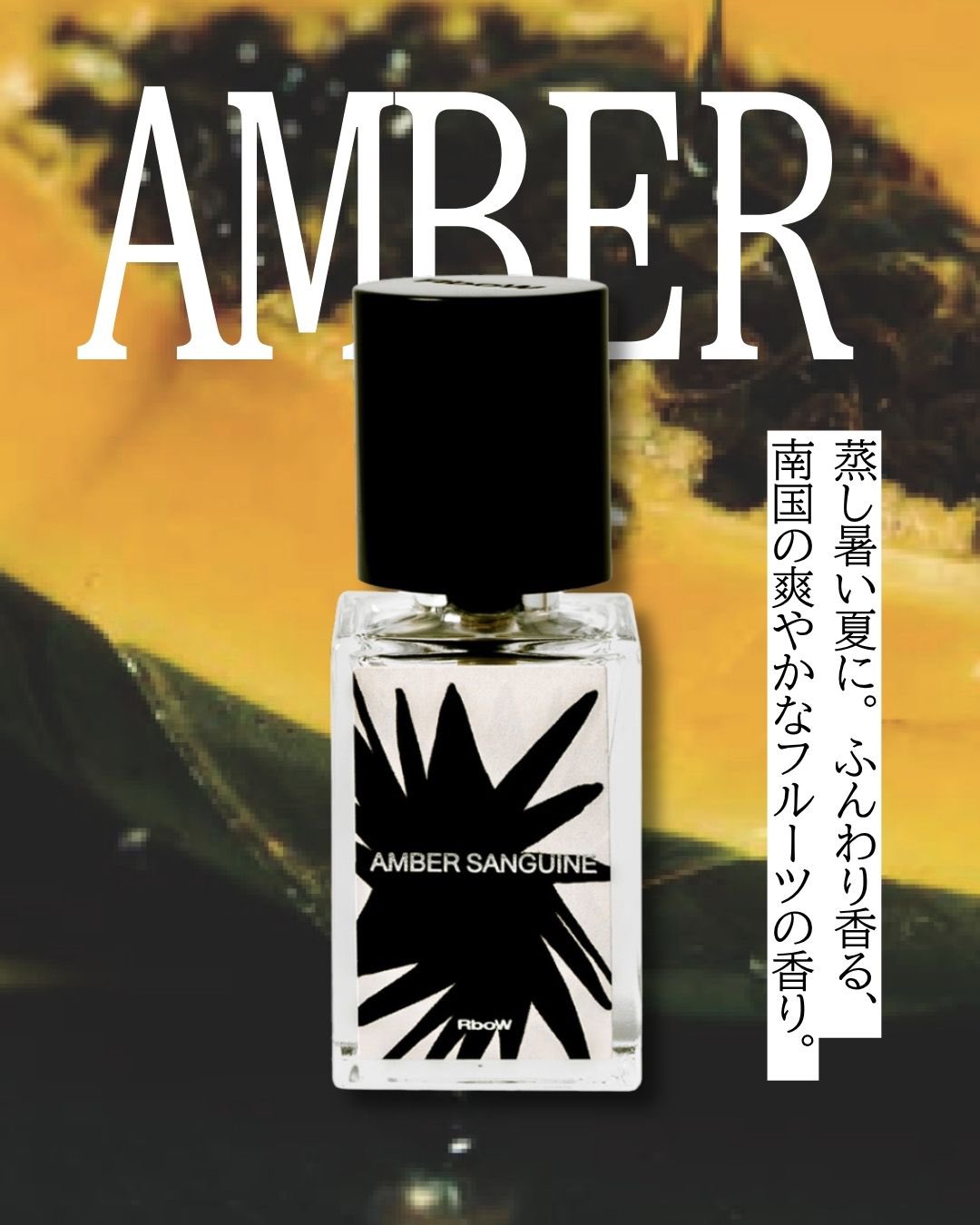 Rbow アールボウ オードパルファム 香水 30ml【アンバーサンギン