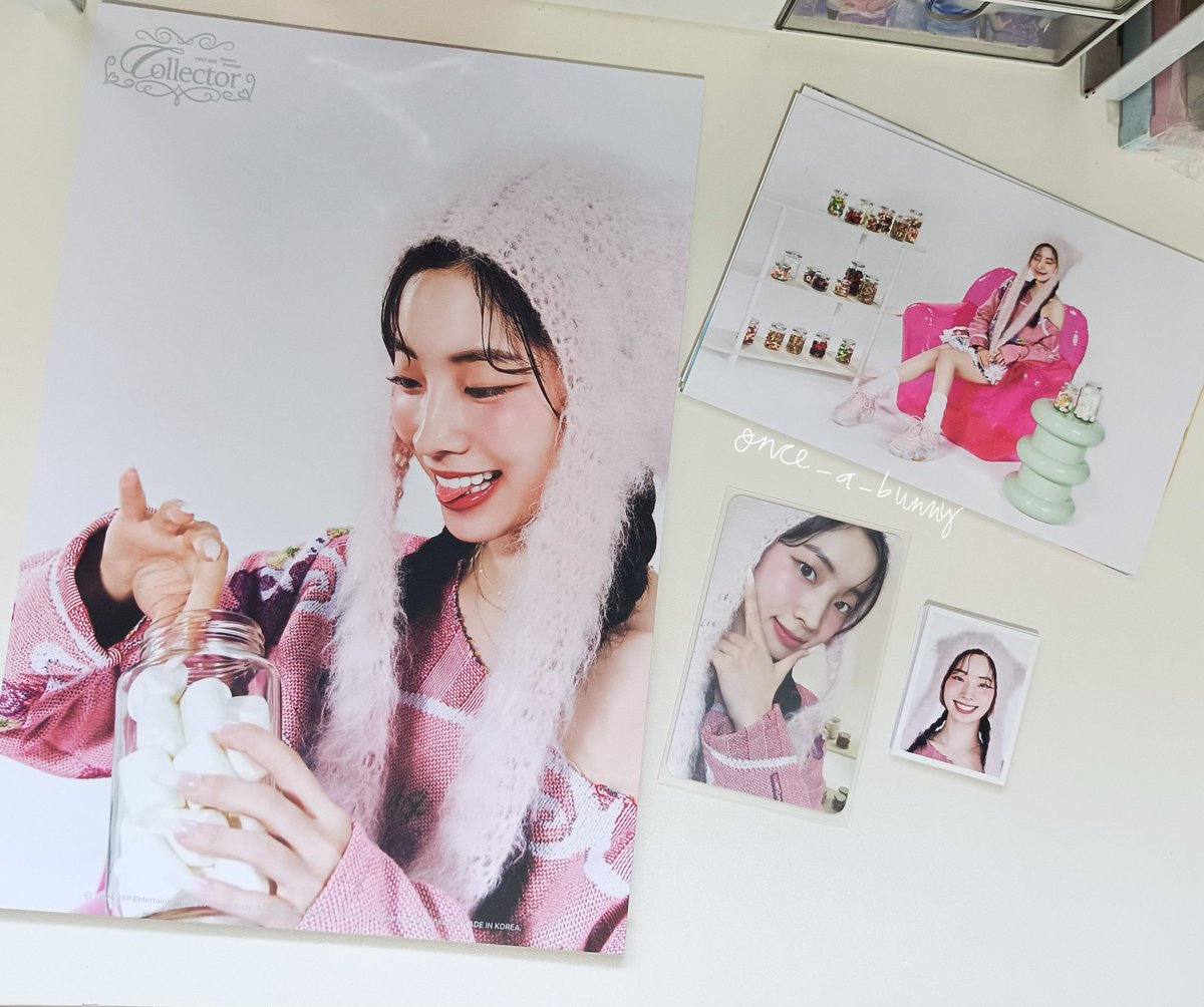 once_a_bunny's tweet photo. wts lfb ph
twice sg collector 2025

— php 230 dahyun member set
     id photo, pc, message   
     card, mini poster
— onhand/mint
— prio payo/3 days dop
— mop: gcash
— mod: jnt 
— no rush shipping

tags: wts twice sg  dahyun member set https://t.co/uh8HBqiIKH