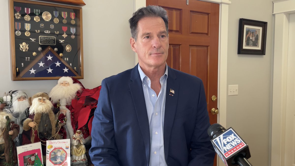 steinhauserNH1's tweet image. 2026 Watch-NEW on @FoxNews - Game on in swing state N.H. - as Republican @SenScottBrown launches Senate campaign. Tells me "I'm looking to help save America and help protect our New Hampshire advantage" foxnews.com/politics/forme… #2026Elections #nhpolitics #NHSen #FoxNews
