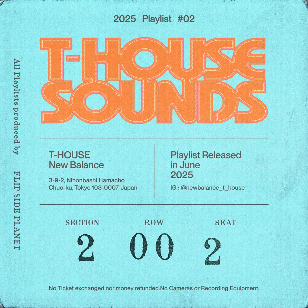 New Playlist!

T-HOUSE New Balance 2025 
Flip Side Planet #02

絶版となっていて簡単に聴くことのできない音楽を、もっと多くの人に聴いてもらうための再出版 = "リイシュー"。愛する作品を広める手作業にリスペクトを。

Playlist▶︎
music.apple.com/jp/playlist/t-…
open.spotify.com/playlist/5ltSN…