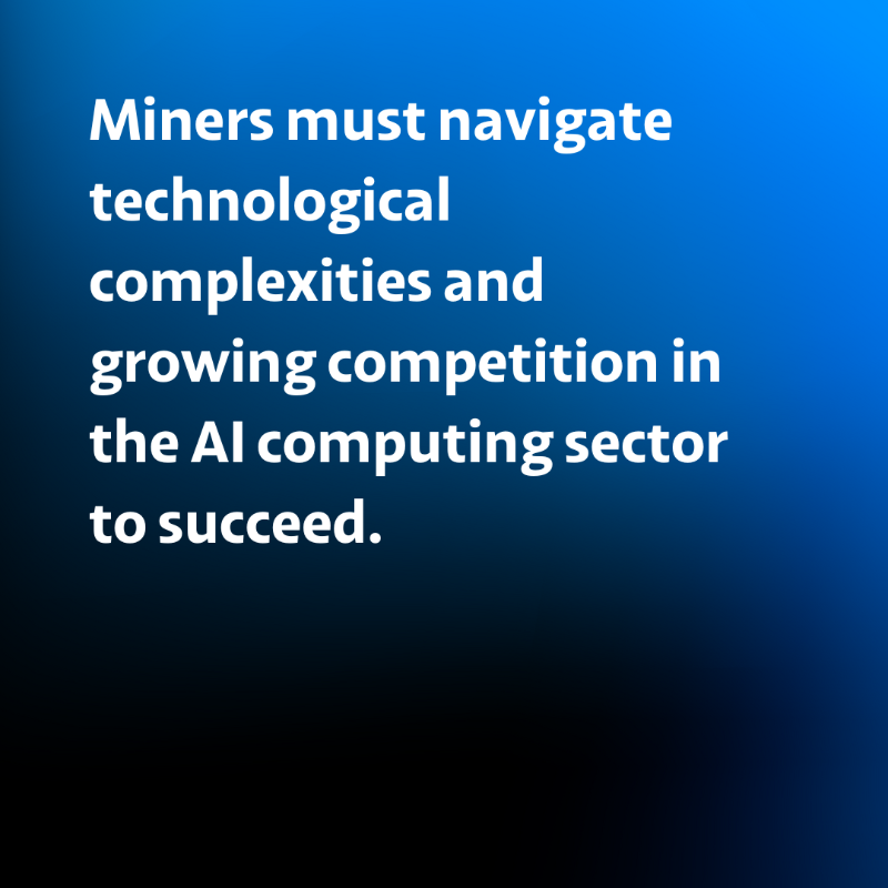RealCoinGeek's tweet photo. Institutional investment in block reward mining is on the rise—but so is competition. To stay profitable, miners must diversify their strategies and revenue streams.
Read about how miners are adapting to shifting industry dynamics here: https://t.co/IeOOQ2OD4U