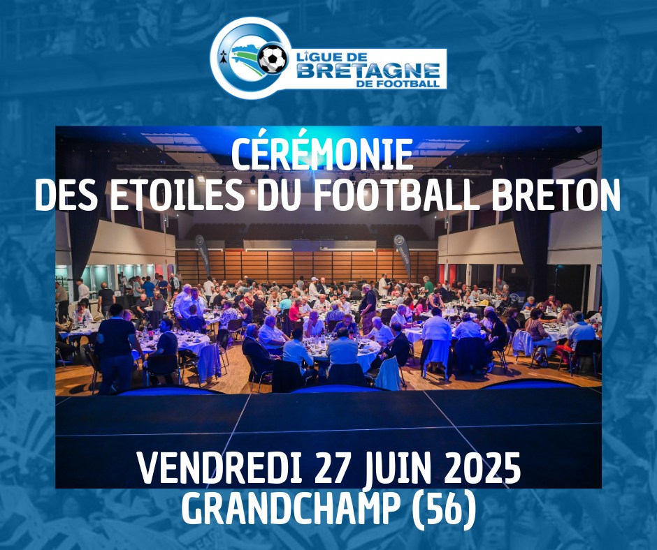 En Préparation pour vendredi : La traditionnelle cérémonie des Etoiles du Football Breton qui récompense l’ensemble des clubs lauréats d’un championnat ou vainqueur d’un trophée, se tiendra à l’Espace 2000-Célestin Blévin Grandchamp (56) le 27 juin 2025. <a href="/LBFoff/">Ligue de Bretagne de Football</a> <a href="/AGENCE3NEO/">Thierry EON</a>