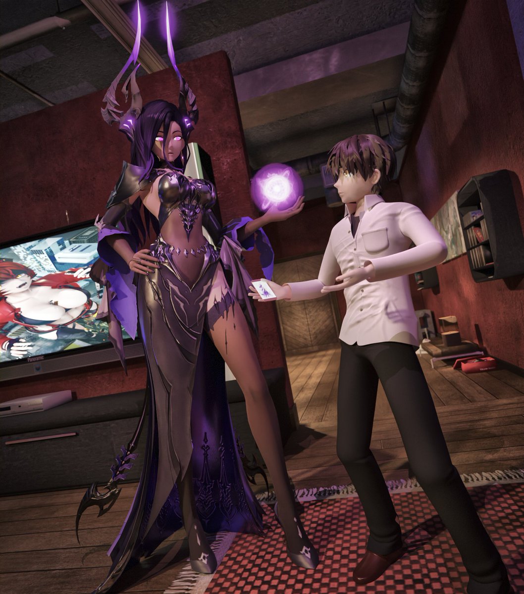 Codex_Invicta's tweet image. When you summon your gacha waifu... 💀