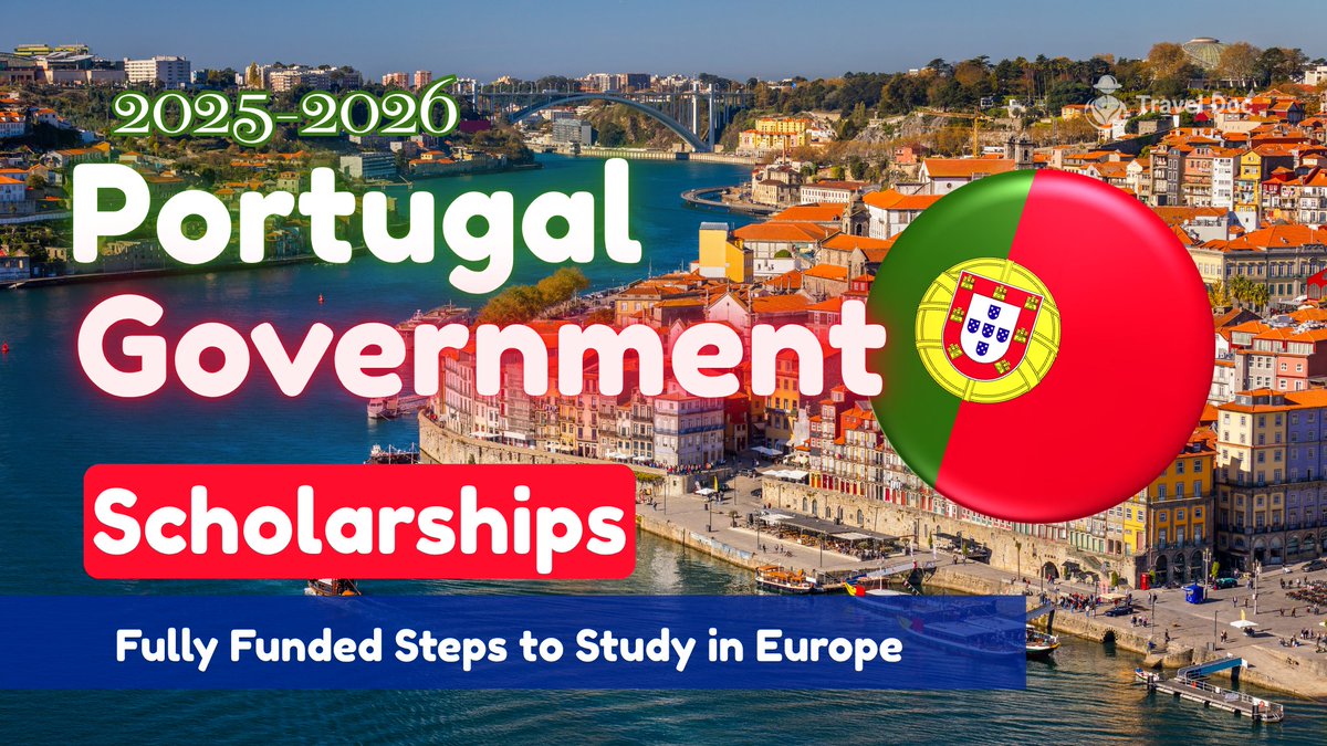 Triip_Doc's tweet photo. 🚨 Big Opportunity! 🚨

🇵🇹 Portugal Government Scholarships 2025/26 are now OPEN for international students! 🎓 Fully funded chance to study in Europe.

📌 What’s covered?
✔ Tuition fees
✔ Monthly stipend
✔ Travel allowance
✔ Health insurance
🌍 Open to Bachelor’s, Master’s, & PhD students worldwide!

🔗 Apply here: https://t.co/ZixEyRQoKx

📅 Deadline: Check link!

#StudyAbroad #Scholarship #Portugal #FullyFunded