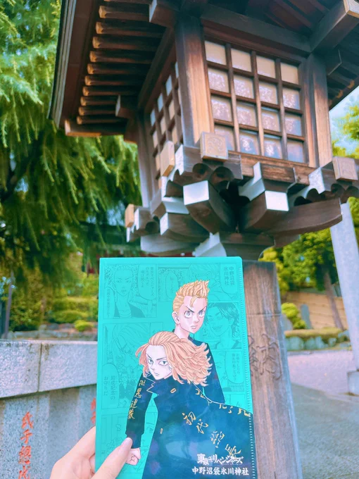 タケ誕の御朱印を拝受してきた❗️クリアファイルもタケマイだし撮影スポットもあったので私がタケマイになったシーンを再現✌️(「起きたー?タケ…っち」) 