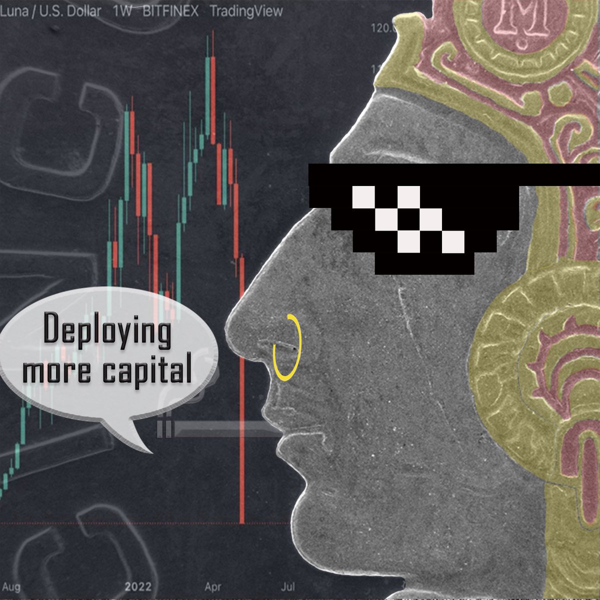 Markets down again. All of us masochists: