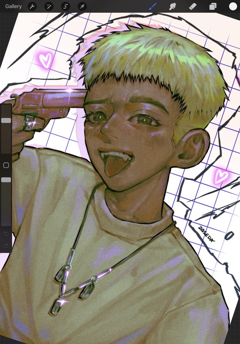 Zaseda_yp's tweet photo. เด็กบ้าน! 🔥🔥 #procreate #digitalart #digitalpainting #art #illustration #painting #fanart #dgerrard #4kings2 https://t.co/1h6na8yTAC