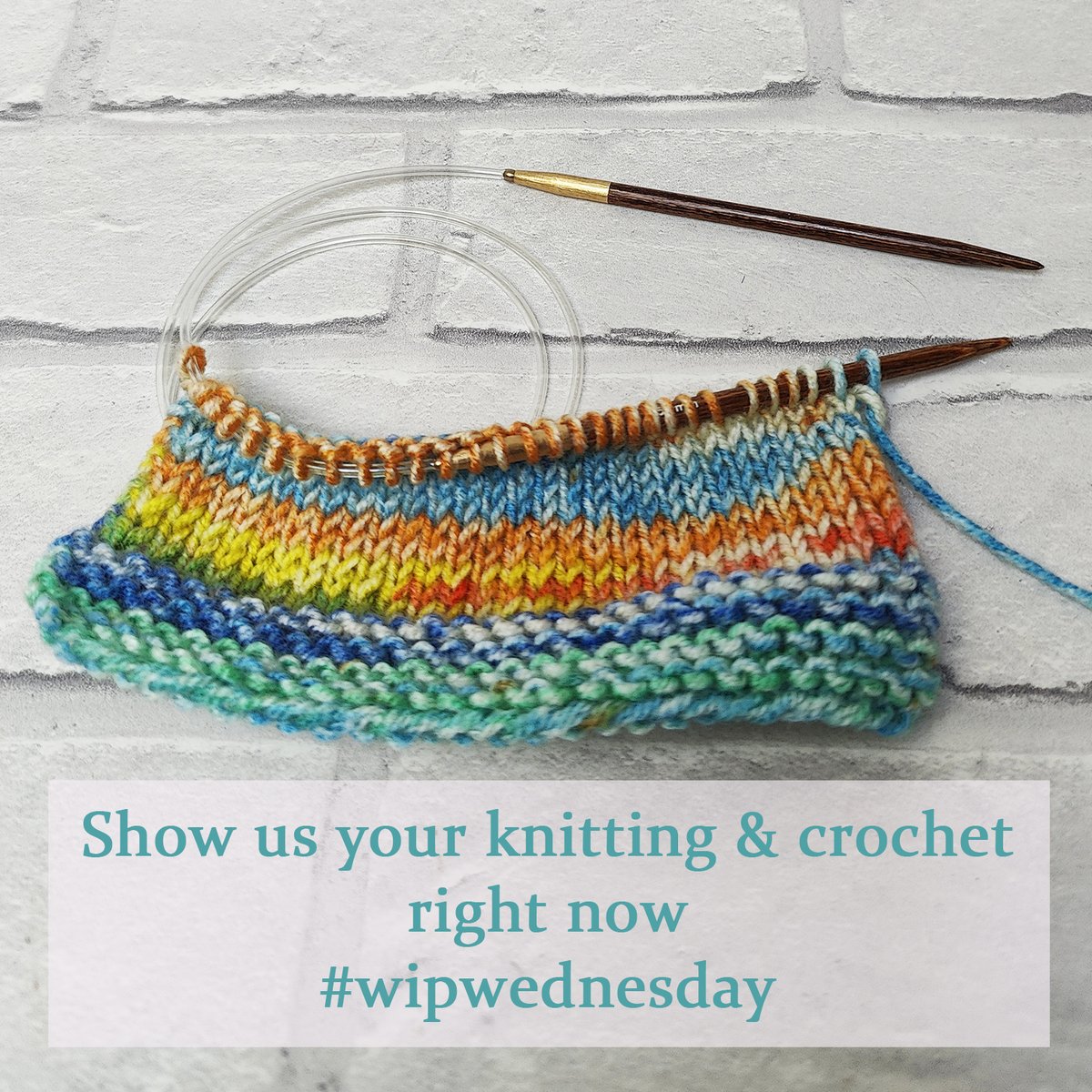 What's on your needles and hooks today? Please and post a pic below - we'd love to see.