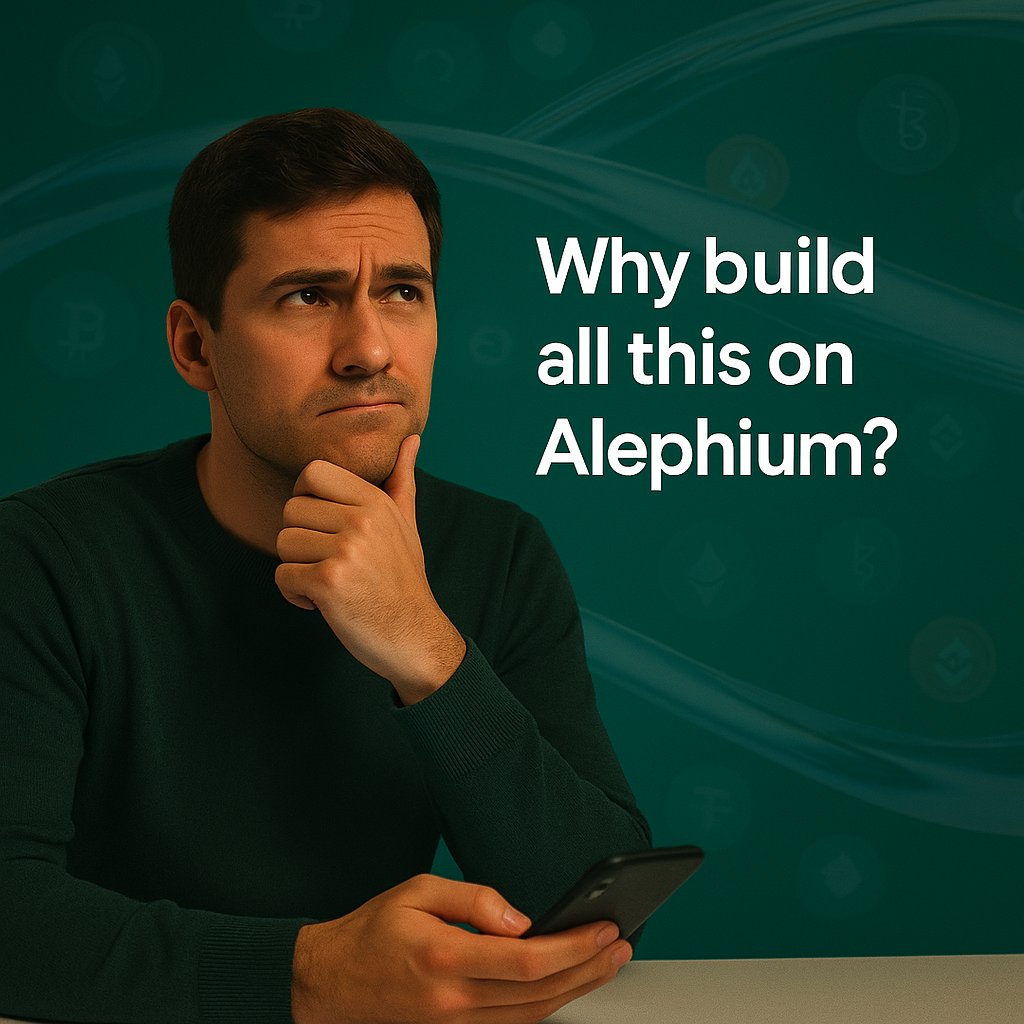 KemsCRYPT's tweet photo. You might wonder why build all this on Alephium?
Because Alephium gives Vordex:
Fast transactions (via sharding)
Strong security (like Bitcoin)
Low energy use (via PoLW)
Smart contracts that just work.
It’s built for speed, safety, and sustainability.
#vordexthread https://t.co/SUHq0qrlmO