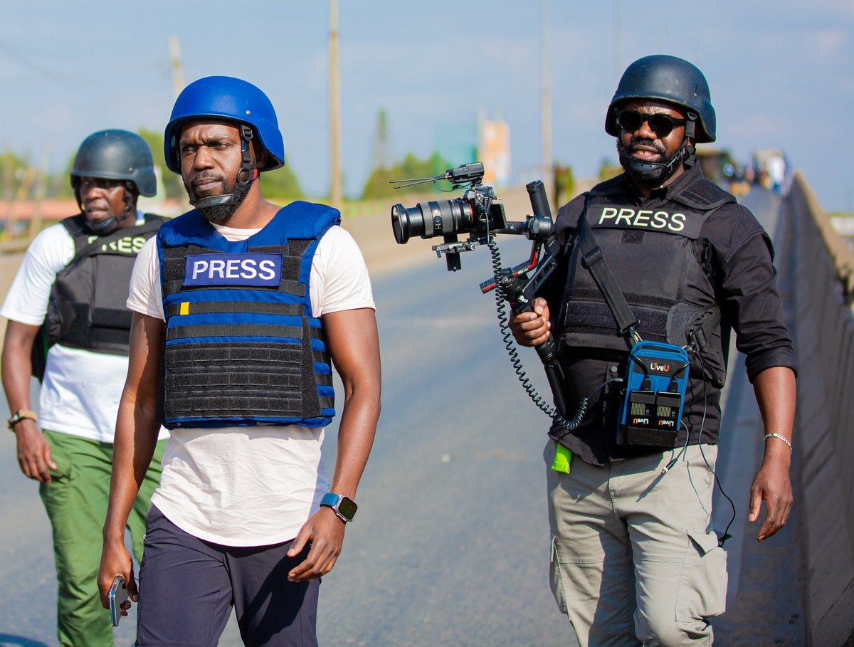The only media that Kasongo has NO power to shut down. Thank you, Larry Madowo of CNN! Record Everything!