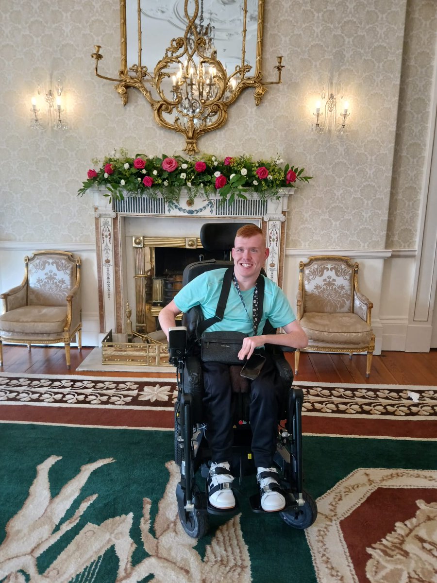 EnableIreland's tweet image. Thank you, President Michael D. Higgins! 🇮🇪 🧡 Sean and Julie had a blast at the Áras an Uachtaráin Tea Party recently, meeting Micheal D, his wife, plus @BlathnaidRua and enjoying great food, music and company! #Aras #MichaelDHiggins #Ireland