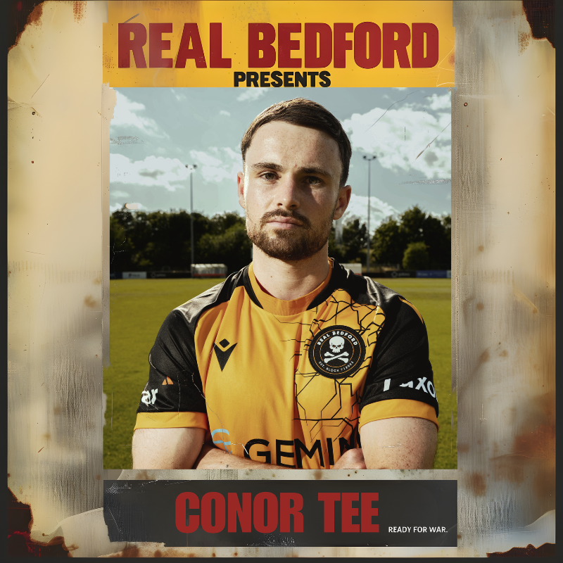 realbedford's tweet photo. 𝗪𝗲𝗹𝗰𝗼𝗺𝗲 𝗖𝗼𝗻𝗼𝗿 𝗧𝗲𝗲 🏴‍☠️

Real Bedford are delighted to announce the signing of Conor Tee. The 24-year-old joins the club with a wealth of non-league experience. 

Read more ⤵️