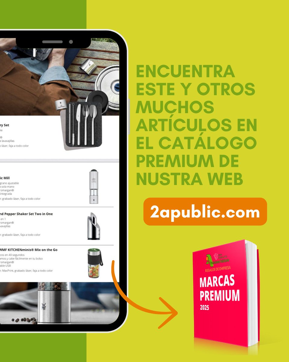 2APromociones's tweet image. Con la #WMF KITCHENminis® Mix on the go, hacer #smoothies nunca fue tan fácil... ¡Y en cualquier lugar!🍓✨

✅Batidora portátil cn batería recargable x USB
🎒Ligera y compacta ¡Llévala en la mochila!
🥤Vaso Tritan de 300 ml, libre de BPA

➕ℹ️➡️bit.ly/2AMP

#Leonesp