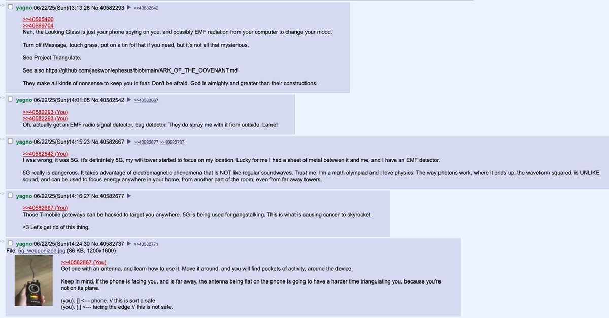 Not only is it a directed energy weapon, it's also actively listening and transmitting packets when I make sound.

Everyone should get a RF/EMF detector.