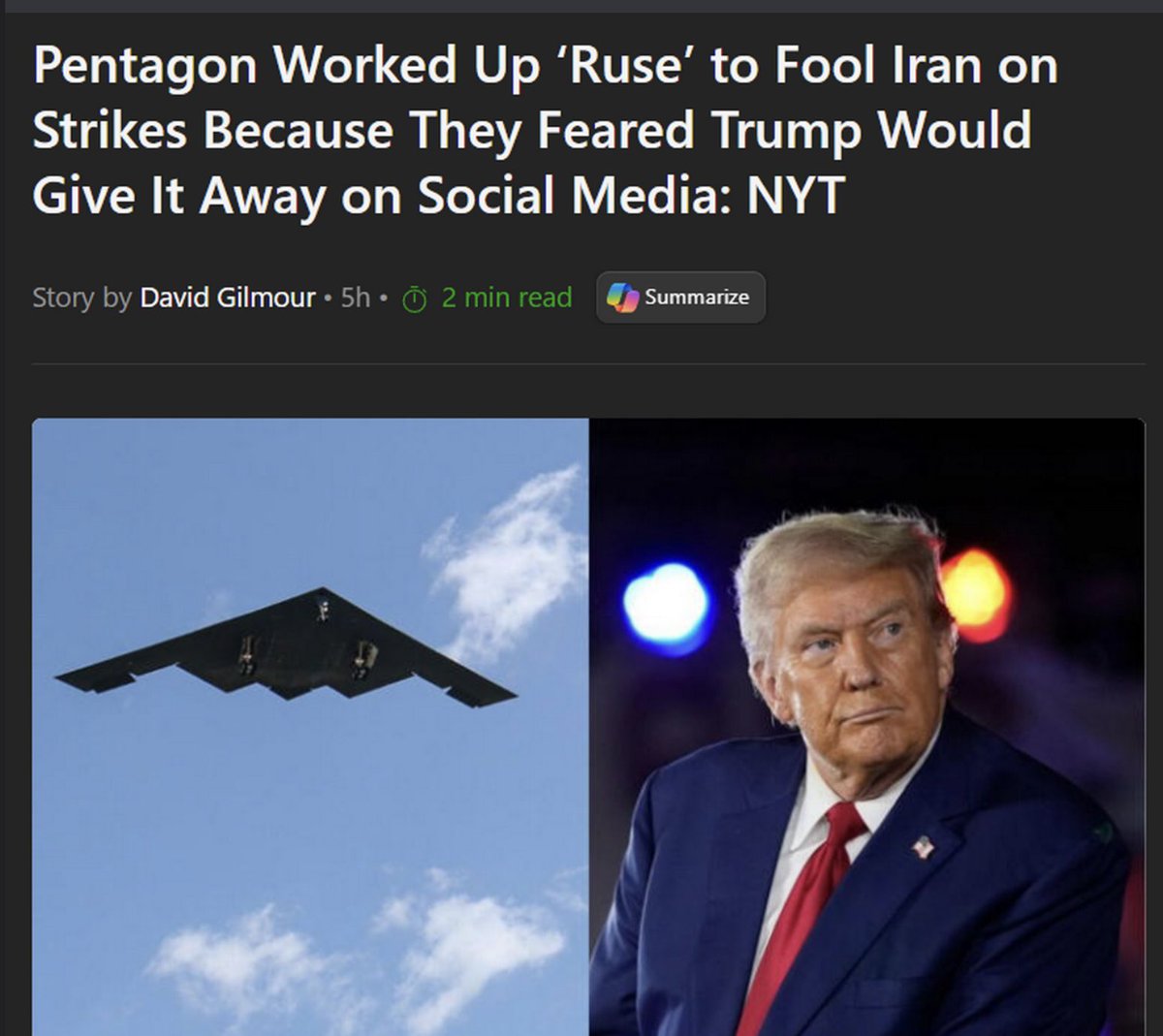 The Pentagon fed Trump a fake strike plan the way you’d give the toddler a toy steering wheel while you drive the car.
