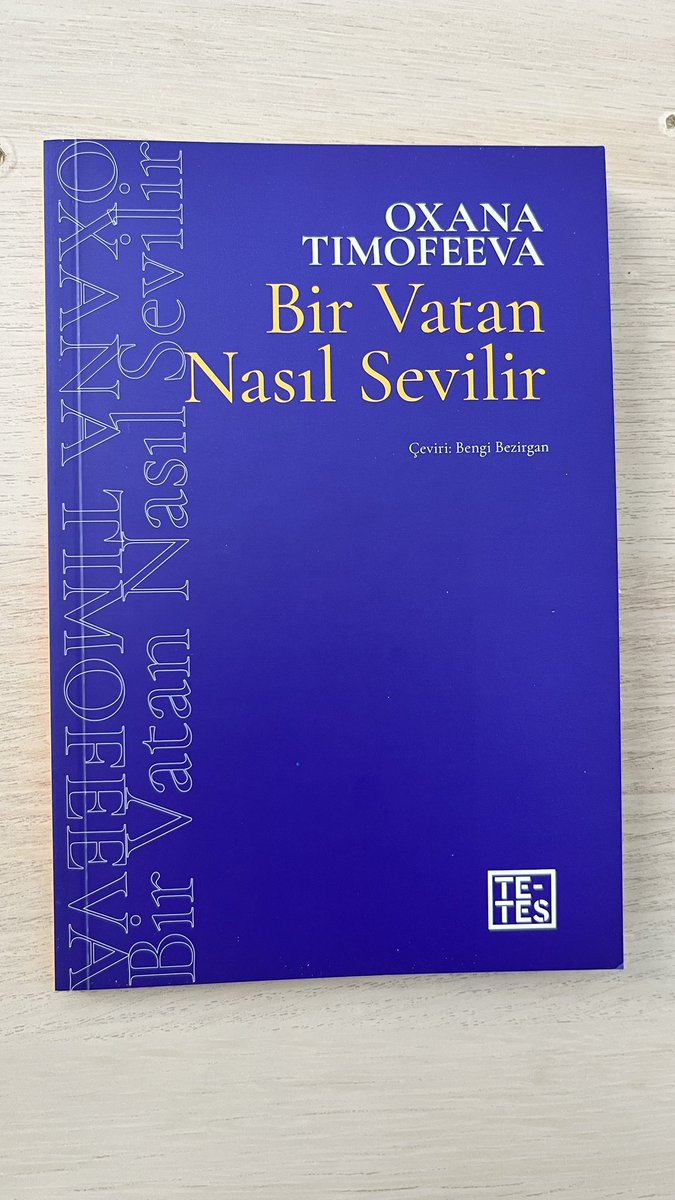 kültürİstanbuL (@kulturistan) on Twitter photo #yenikitap
Felsefeci Oxana Timofeeva’nın kaleminden
Bir Vatan Nasıl Sevilir?
Kadınlığa, aidiyete, köklere ve nihayet vatan sayılana dair bir sorgu
<a href="/TetesKitap/">Tetes Kitap</a> tan çıkma #yenikitap
Felsefeci Oxana Timofeeva’nın kaleminden
Bir Vatan Nasıl Sevilir?
Kadınlığa, aidiyete, köklere ve nihayet vatan sayılana dair bir sorgu
<a href="/TetesKitap/">Tetes Kitap</a> tan çıkma