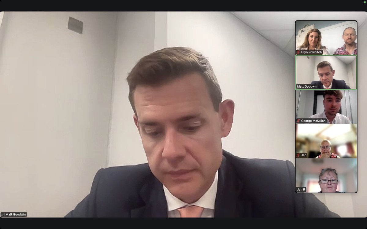 Thanks to <a href="/GoodwinMJ/">Matt Goodwin</a> with <a href="/DreamAgility/">Dream Agility</a> for the excellent <a href="/GBNEWS/">GB News</a> “Q and A” Zoom session today!