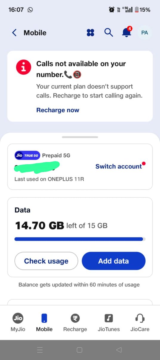 pallavi_0595's tweet photo. The cherry on the cake is that one of Jio's customer care number is not toll free and If you try from someone else's phone its a web of IVR options. So now not only I have an issue, I can't report it as well. @JioCare https://t.co/wJU1ab1Ba1