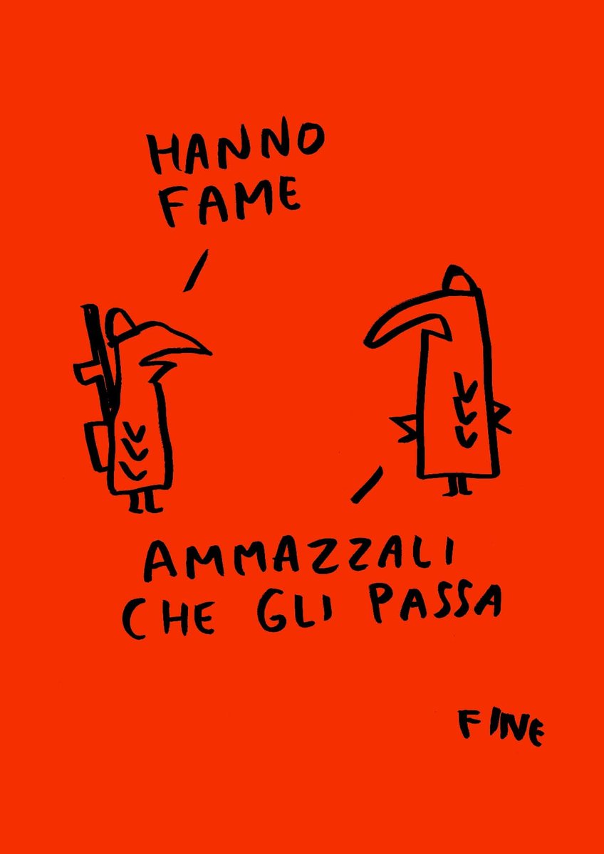 Quello che sta facendo a Gaza il governo Netanyahu, con la colpevole complicità della comunità internazionale, è intollerabile.
#Maicol&amp;Mirko su #ilmanifesto
#Gaza #freepalestine