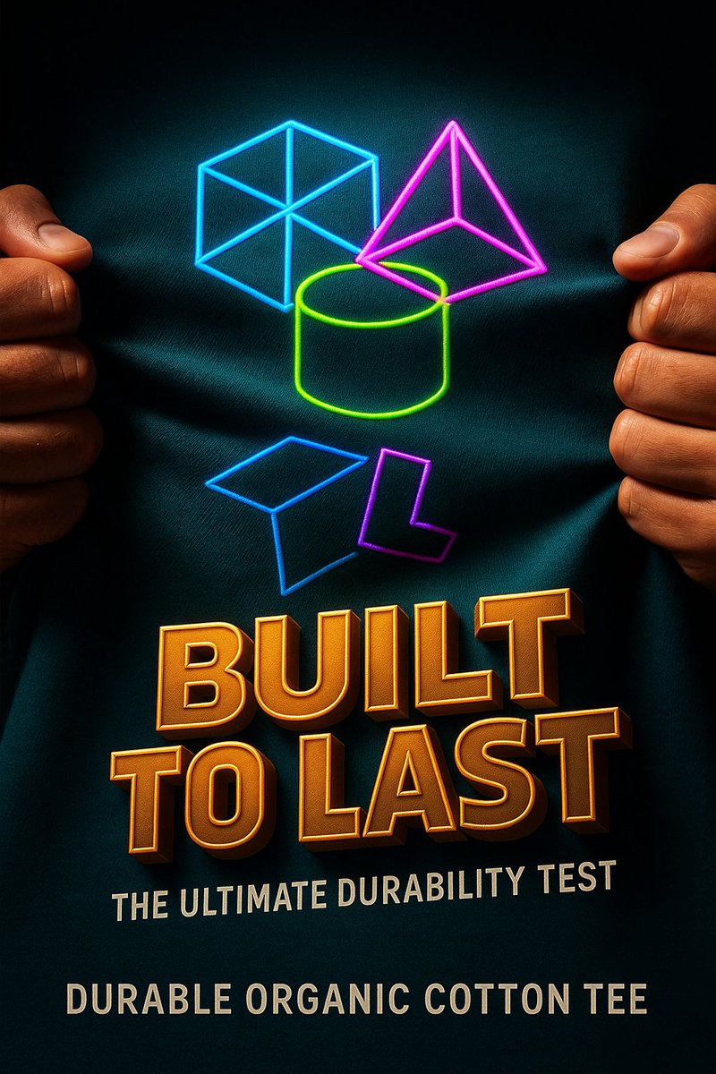 ddsboston24's tweet photo. Unisex Organic Cotton Neon Geometric Shapes Tee: Say goodbye to flimsy tees! πͺ Durable, stylish, & sustainable. Shop now: https://t.co/S3dgLrk59E #OrganicCotton #GeometricTee #SustainableFashion https://t.co/WrCGALihX5