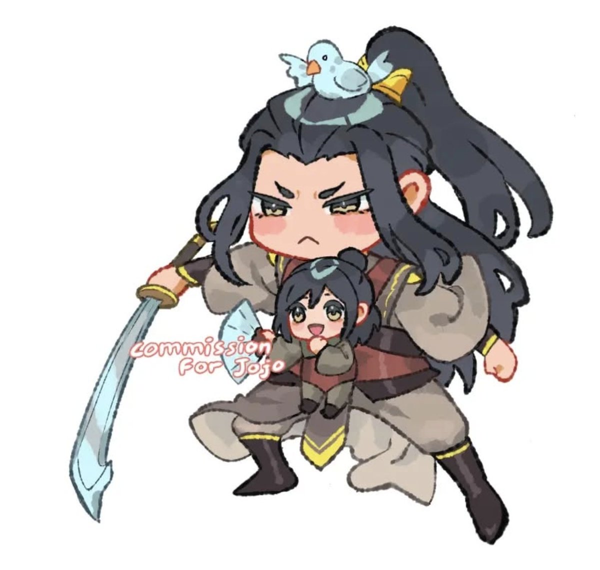 Awwbergrin's tweet photo. #niemingjue and bby #niehuaisang from #MDZS
Commissioned by Jojopinning 😘 https://t.co/ewGGmwo2G7