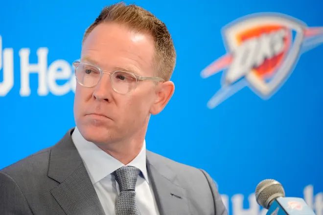 ThunderChats's tweet photo. GOOOOOOOOOOOOODMORNING THUNDER FANS

IT IS WEDNESDAY

THE LAST FEW DAYS HAVE BEEN AN ABSOLUTE WHIRLWIND

WE WON THE NBA FINALS

WE HAD A LEGENDARY PARADE

VIBES IN THUNDER NATION SIMPLY COULD NOT BE HIGHER

AND NOW TODAY WE GET TO SEE SAM PRESTI AKA THE BEST GM IN BASKETBALL IN HIS ELEMENT

YESTERDAY HE WAS ON A FLOAT AND ON A MIC

TONIGHT HE WILL BE IN THE WAR ROOM AND IN HIS BAG

WE MIGHT ADD SOMEONE TO THIS CHAMPIONSHIP ROSTER

WE MIGHT TRADE UP, WE MIGHT TRADE DOWN, WE MIGHT TRADE OUT

BUT IF THE LAST FEW DAYS HAVE TOLD US ANYTHING

IT IS SIT BACK, RELAX, AND TRUST THE PRESTI

CAN SOMEONE PLEASE TELL ME

WHAT DAY IS ITTTTTTTT

#ThunderUp
