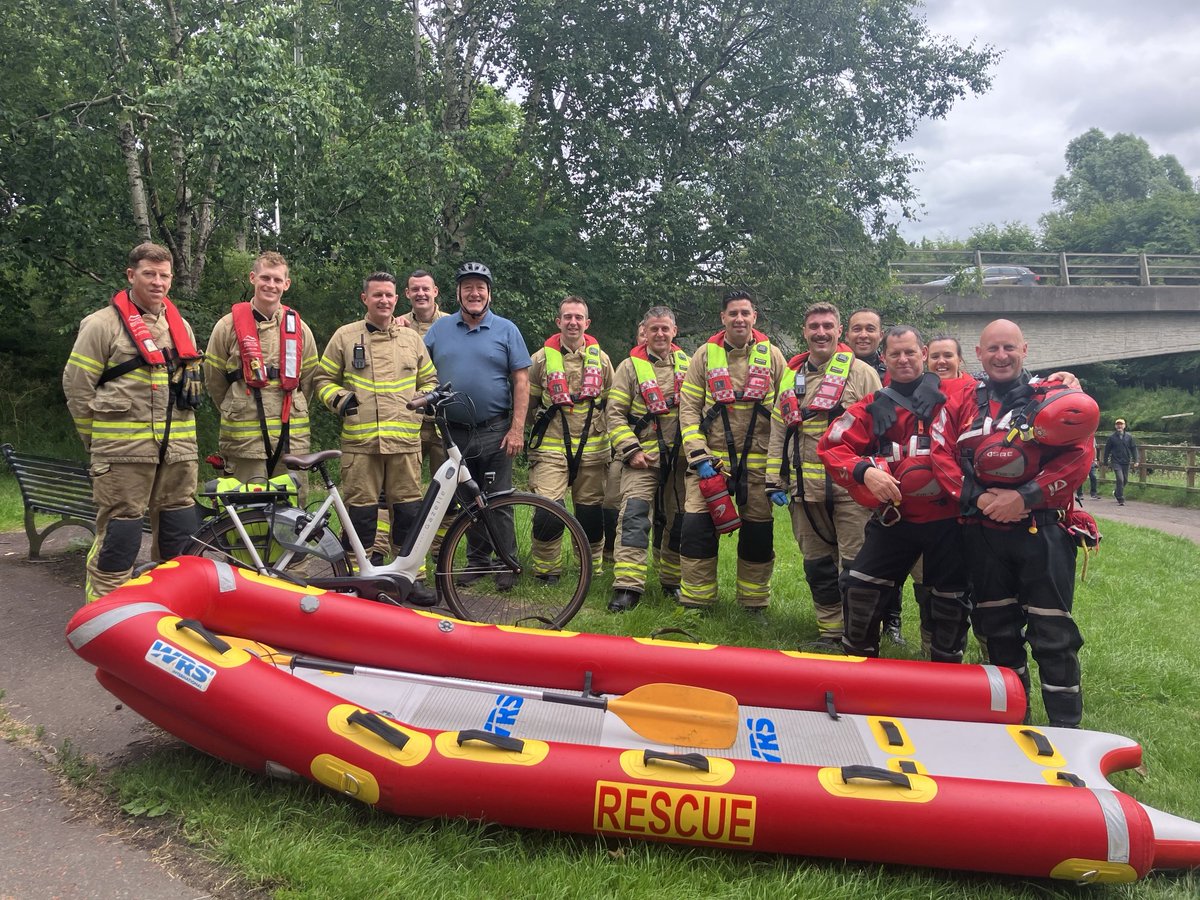 Great to meet up with fire and rescue a highly respected and well trained group of professionals, let’s hope we never need them but rest assured if needed they will be there.