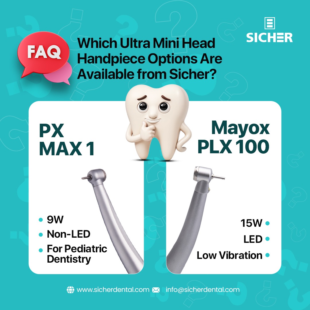 Sicher Dental Ultra Mini Head Air Turbines..