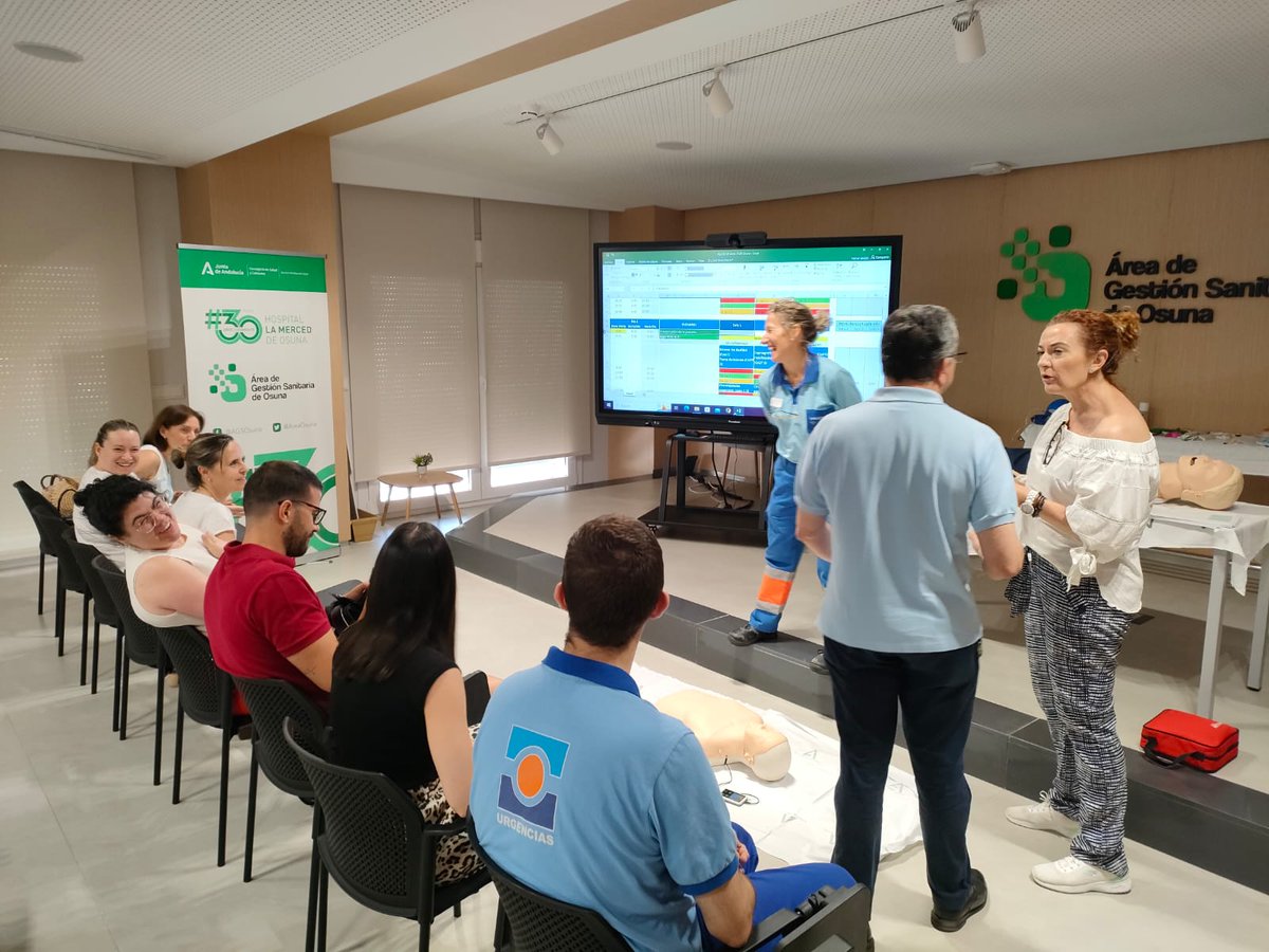 IAVANTE FPS (@iavante_fps) on Twitter photo También impartimos un curso en Soporte Vital Avanzado #SVA en el Hospital Universitario de La Merced #Osuna SVA dirigido a 24 profesionales de la #Medicina y la #Enfermería <a href="/saludand/">Consejería de Salud y Consumo</a> #PAUE de la mano del Dr. José Manuel Garrido <a href="/HUVMacarena/">Hospital Virgen Macarena</a> #IAVANTEsimulación También impartimos un curso en Soporte Vital Avanzado #SVA en el Hospital Universitario de La Merced #Osuna SVA dirigido a 24 profesionales de la #Medicina y la #Enfermería <a href="/saludand/">Consejería de Salud y Consumo</a> #PAUE de la mano del Dr. José Manuel Garrido <a href="/HUVMacarena/">Hospital Virgen Macarena</a> #IAVANTEsimulación