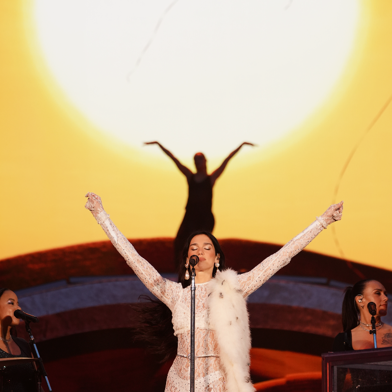 LFC's tweet photo. A special night for Dua Lipa's Radical Optimism Tour at Anfield yesterday 🎶✨ 

Limited tickets still available for tonight's show 🎤
