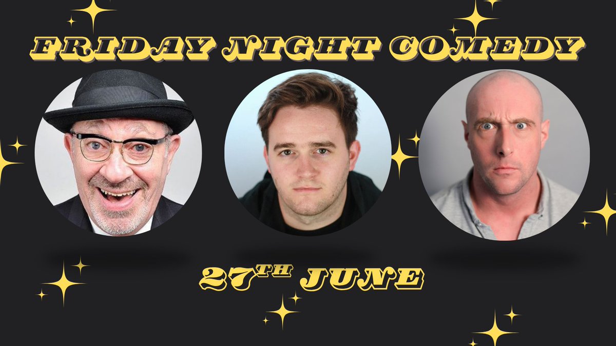 AlexandersLive's tweet image. Have you got your tickets yet? Not many left for this weekend's Friday Night Comedy with @solbernstein, @SimonWozniak1 and @DavidL0NGLEY!
🎟️: alexanderslive.seetickets.com/event/friday-n…