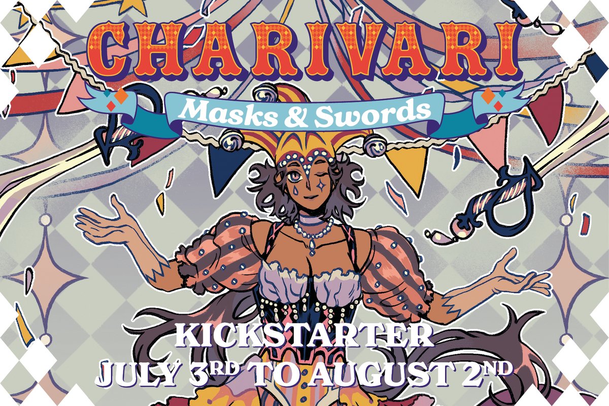 Our KS launches in exactly one week: Thursday, July 3rd at 6PM (UTC+2) !

Here's a preview of our cover by the wonderful Juliette Cousin 🎊