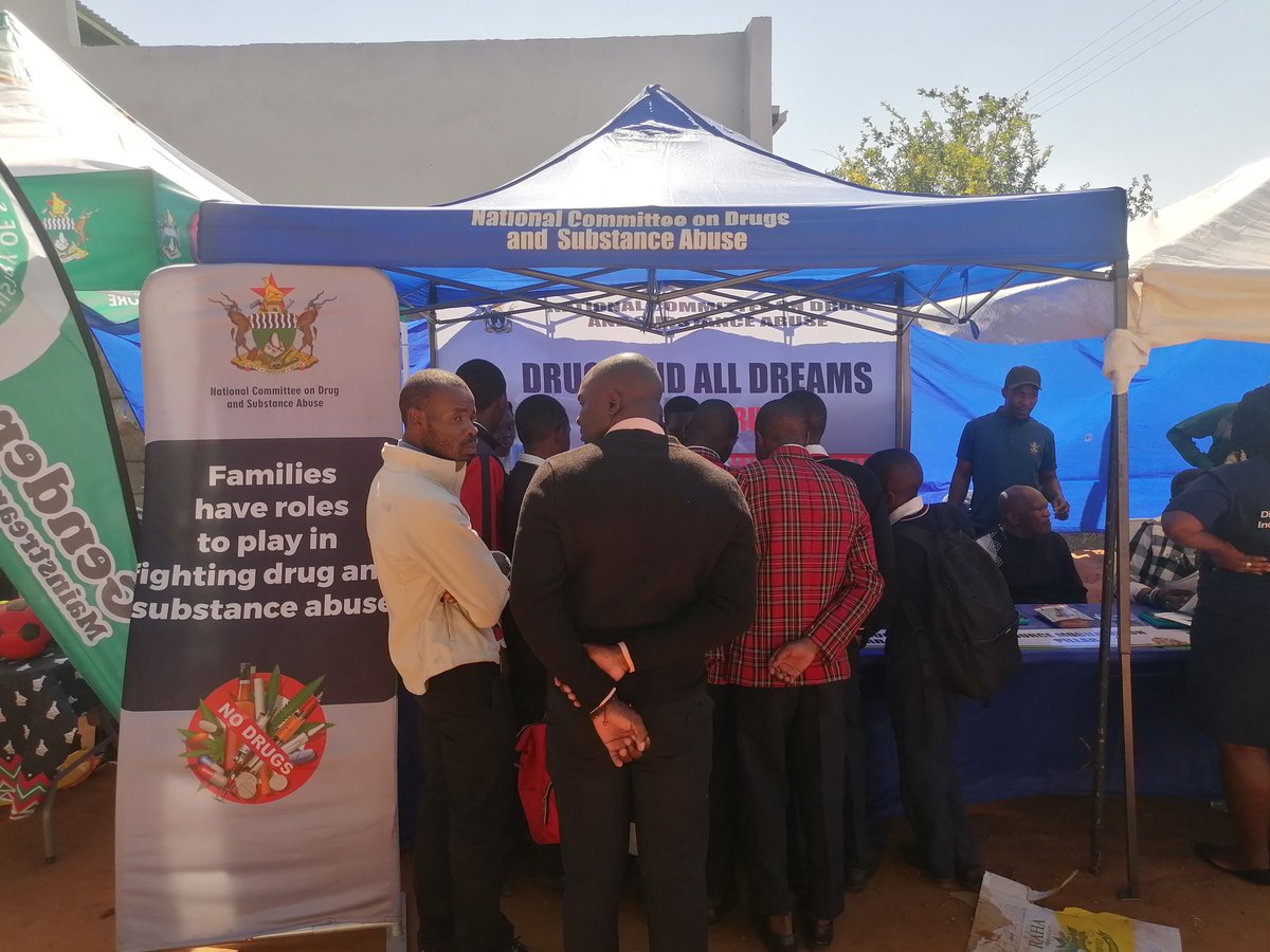 DrugsZw's tweet photo. Happening now. The National Technical Committee on Drug and Substance Abuse is exhibiting at Zimbabwe National Disability Expo 2025 from 25-27 June, Chinotimba Stadium, Victoria Falls. Theme for this showcase is 'Accelerating Disability Inclusion now. A collective responsibility. https://t.co/CbMaCTu72E