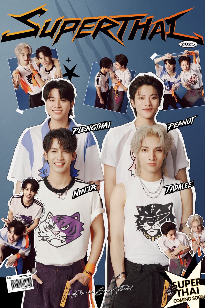 Are you ready for the new power? 💪

4 หนุ่ม "SuperThai"
นินจา พีนัท เพลงไท ธาดาลี

ร่วมให้กำลังใจกับเส้นทางศิลปินของพวกเรา🧡
We are SuperThai 🐯

#SuperThai
#SuperThaiDebut