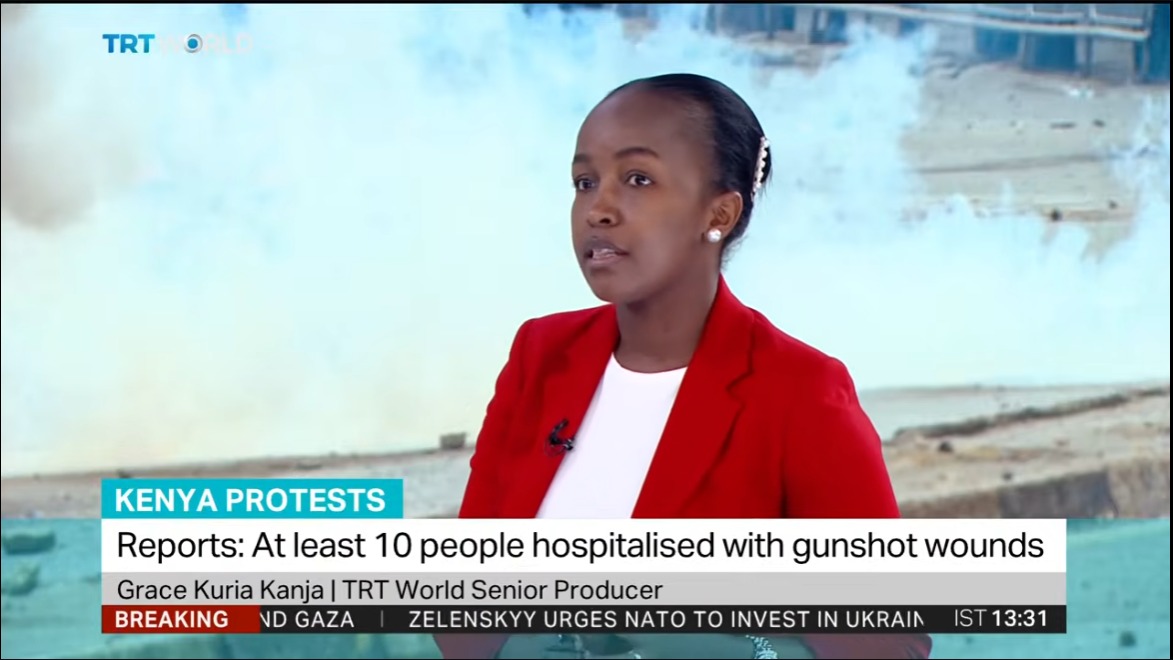 The Kenyan government has ordered media houses to cease broadcast of today’s nationwide protests.
I'm on set with the latest on the June 25th protests.