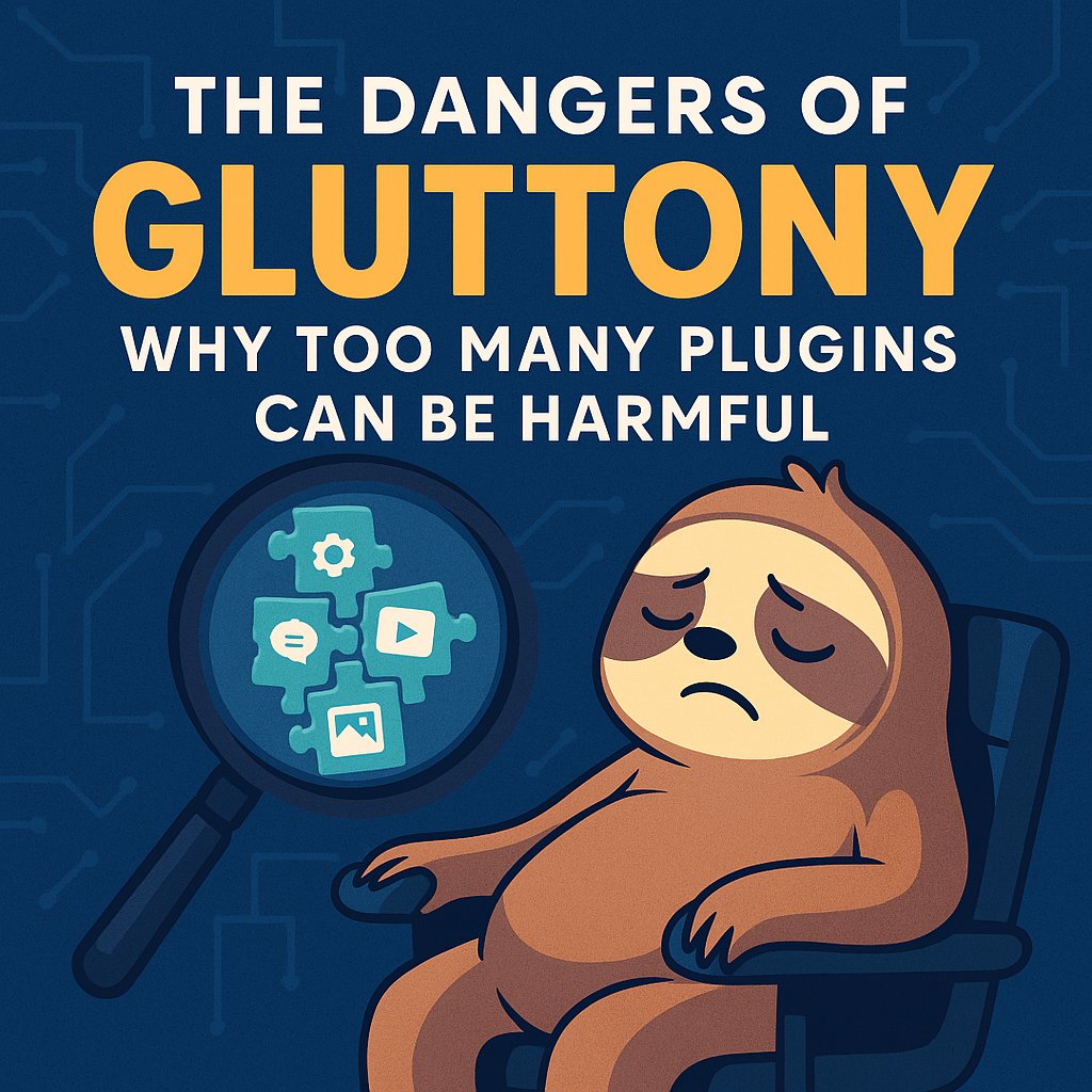 wpmctrl's tweet image. 🍽️ Got 30+ plugins on your WordPress site?
It’s probably not helping.
Let’s talk plugin gluttony — and how to keep your site lean, fast, and safe 👇
#WordPress #WebPerf #WPMissionControl