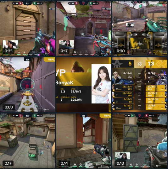 Japan is the best GC region :
- Streams on Twitch and Youtube with 3k+ viewers
- Teams get their own presentation video
- They make contents with their players
- Good amount of coverage (Clips, announcements, results...)

This is as close as we can get to a VCT coverage.