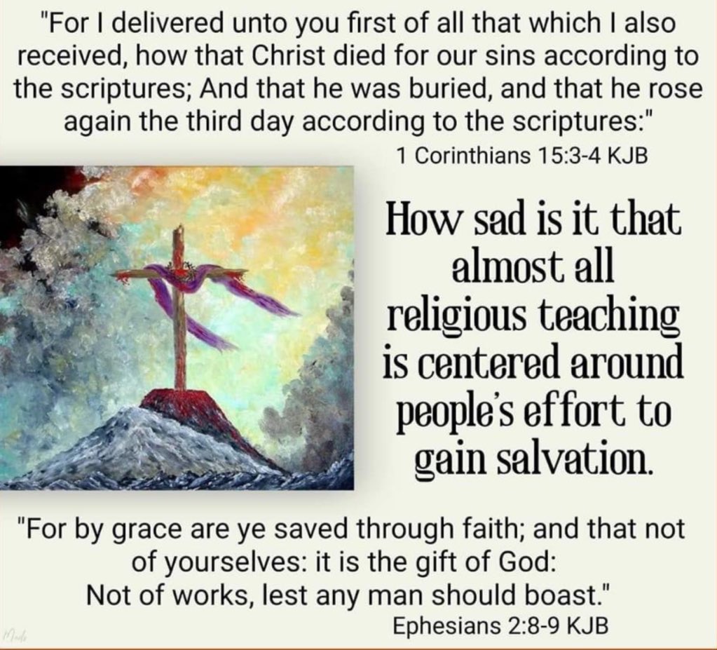 JesusorHell_'s tweet photo. He deleted every single one of his tweets in this thread, at least that’s what is showing on my end. Perhaps he realized the errors, thank God

#BelieveTheGospelToBeSaved #PowerOfGodUntoSalvation #ToEveryOneThatBelieveth #EternalLife #GiftOfGod #ByGraceThroughFaith #NotOfWorks #NotOfOurselves #NoBoasting #TheSimplicityThatIsInChrist #GospelOfChrist #SealedUntoDayOfRedemption